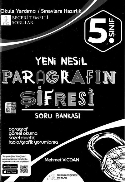YENİ NESİL PARAGRAFIN ŞİFRESİ SORU BANKASI Panda Fotokopi & Baskı Merkezi