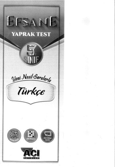 EFSANE TEST TÜRKÇE