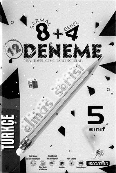 8+4 DENEME ELMAS SERİSİ TÜRKÇE Panda Fotokopi & Baskı Merkezi