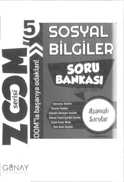 SOSYAL BİLGİLER SORU BANKASI Panda Fotokopi & Baskı Merkezi