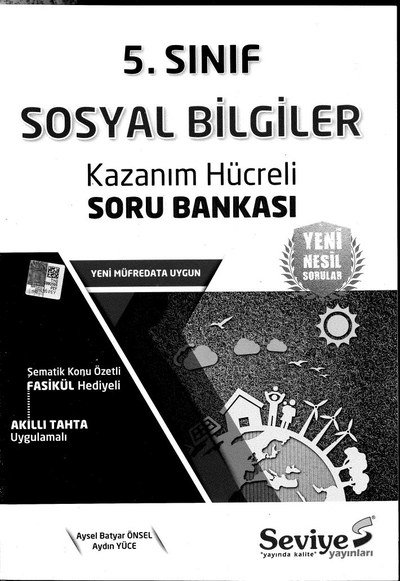 SOSYAL BİLGİLER KAZANIM HÜCRELİ SORU BANKASI Panda Fotokopi & Baskı Merkezi