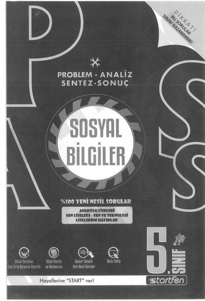 SOSYAL BİLGİLER %100 YENİ NESİL SORULAR Panda Fotokopi & Baskı Merkezi