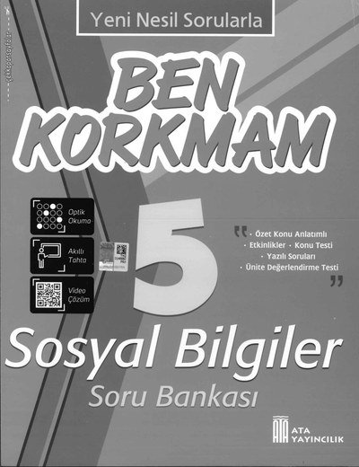 BEN KORKMAM SOSYAL BİLGİLER SORU BANKASI Panda Fotokopi & Baskı Merkezi