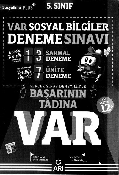 VAR SOSYAL BİLGİLER DENEME SINAVI