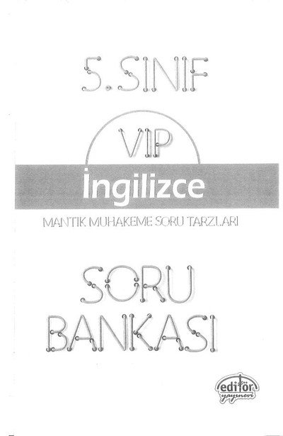 VIP İNGİLİZCE SORU BANKASI