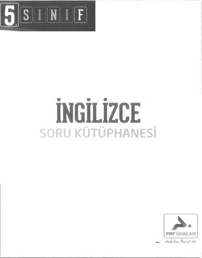 İNGİLİZCE SORU KÜTÜPHANESİ