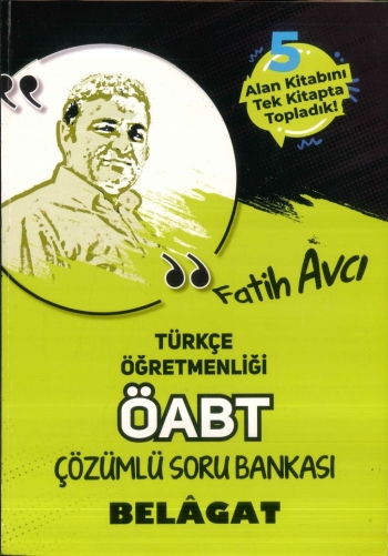 BELAGAT TAMAMI ÇÖZÜMLÜ SORU BANKASI (FATİH AVCI) Panda Fotokopi & Baskı Merkezi