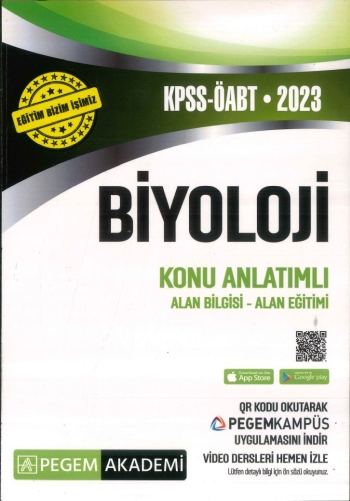 BİYOLOJİ KONU ANLATIMLI ALAN BİLGİSİ - ALAN EĞİTİMİ Panda Fotokopi & Baskı Merkezi