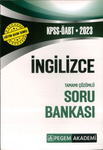 İNGİLİZCE TAMAMI ÇÖZÜMLÜ SORU BANKASI Panda Fotokopi & Baskı Merkezi