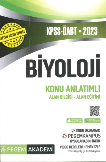 BİYOLOJİ KONU ANLATIMLI ALAN BİLGİSİ-ALAN EĞİTİMİ Panda Fotokopi & Baskı Merkezi