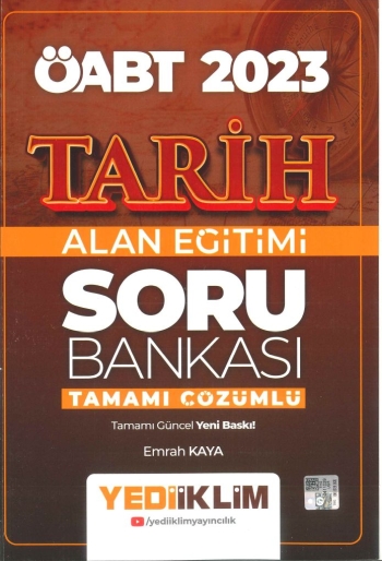 TARİH ALAN EĞİTİMİ SORU BANKASI TAMAMI ÇÖZÜMLÜ Panda Fotokopi & Baskı Merkezi