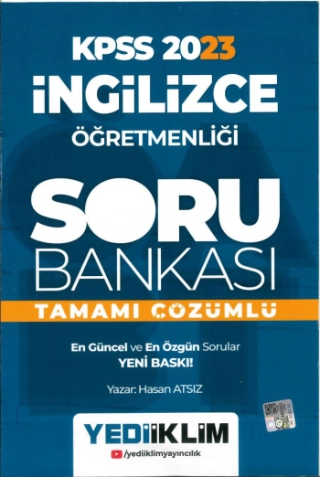 İNGİLİZCE ÖĞRETMENLİĞİ TAMAMI ÇÖZÜMLÜ SORU BANKASI Panda Fotokopi & Baskı Merkezi