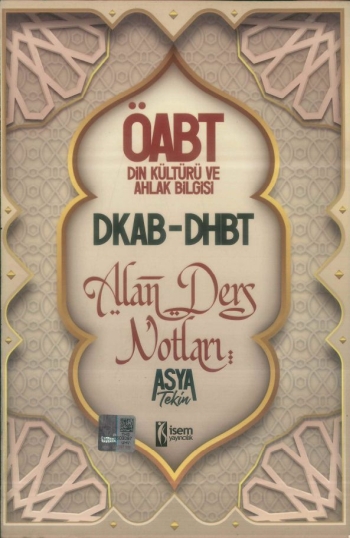 ALAN DERS NOTLARI ASYA TEKİN Panda Fotokopi & Baskı Merkezi