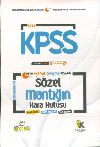 SÖZEL MANTIĞIN KARA KUTUSU