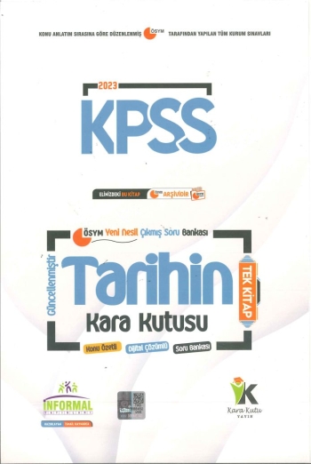 TARİHİN KARA KUTUSU (TEK KİTAP) Panda Fotokopi & Baskı Merkezi