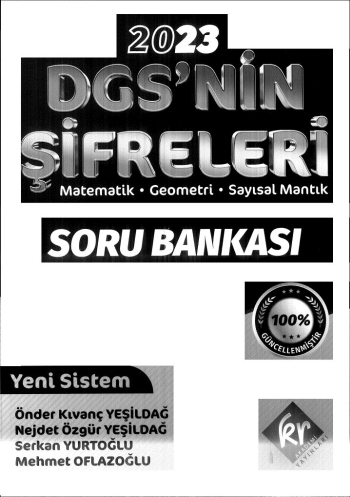 DGS'NİN ŞİFRELERİ MAT GEO SAYISAL MANTIK SORU BANKASI Panda Fotokopi & Baskı Merkezi