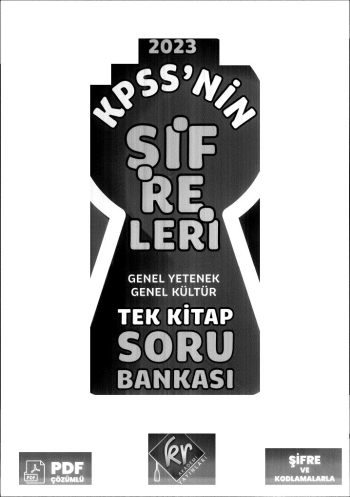 KPSS^'NİN ŞİFRELERİ TEK KİTAP SORU BANKASI Panda Fotokopi & Baskı Merkezi