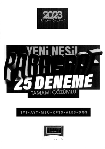 YENİ NESİL PARAGRAF 25 DENEME ÇÖZÜÖMLÜ Panda Fotokopi & Baskı Merkezi