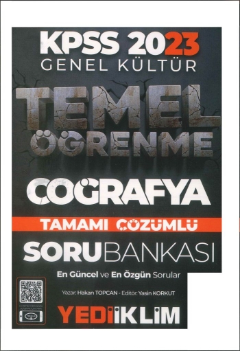 TEMEL ÖĞRENME COĞRAFYA SORU BANKASI