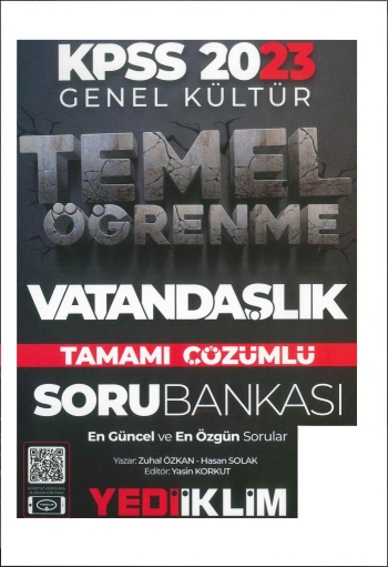 TEMEL ÖĞRENME VATANDAŞLIK ÇÖZÜMLÜ SORU BANKASI Panda Fotokopi & Baskı Merkezi