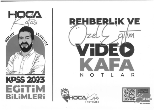 ÖZEL EĞİTİM VİDEO KAFA NOTLAR Panda Fotokopi & Baskı Merkezi