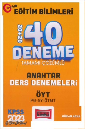 ANAHTAR 40 DENEME ÇÖZÜMLÜ (ÖYT-PG-SY-ÖTMT) Panda Fotokopi & Baskı Merkezi