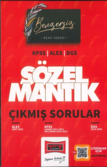 KLAS SERİSİ SÖZEL MANTIK ÇIKMIŞ SORULAR (ALES-KPSS-DGS) 2007-2022 Panda Fotokopi & Baskı Merkezi
