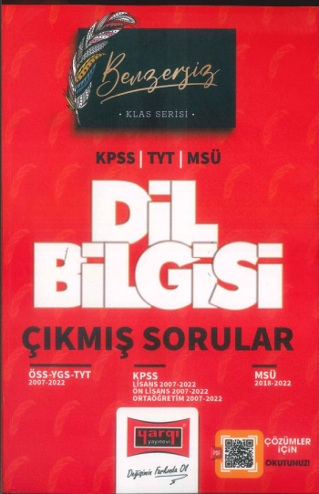 KLAS SERİSİ DİL BİLGİSİ ÇIKMIŞ SORULAR (ÖSS-YGS-TYT-KPSS-MSÜ) 2007-2022 Panda Fotokopi & Baskı Merkezi