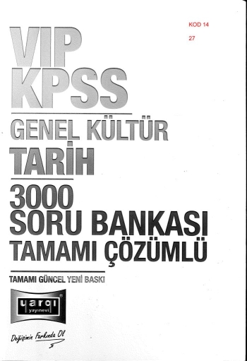 TARİH 3000 SORU BANKASI TAMAMI ÇÖZÜMLÜ Panda Fotokopi & Baskı Merkezi