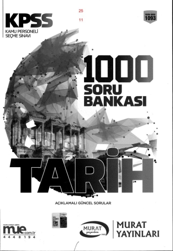 TARİH 1000 SORU BANKASI Panda Fotokopi & Baskı Merkezi