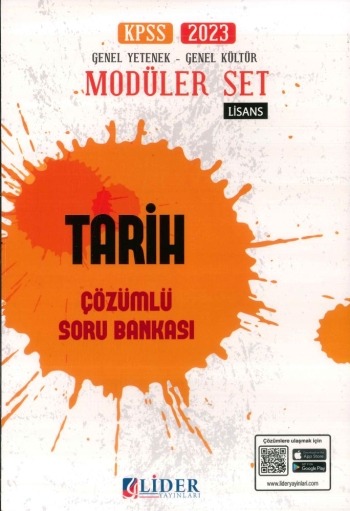 TARİH MODÜLER ÇÖZÜMLÜ SORU BANKASI Panda Fotokopi & Baskı Merkezi