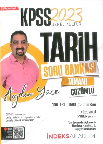 TARİH TAMAMI ÇÖZÜMLÜ SORU BANKASI 1580 SORU