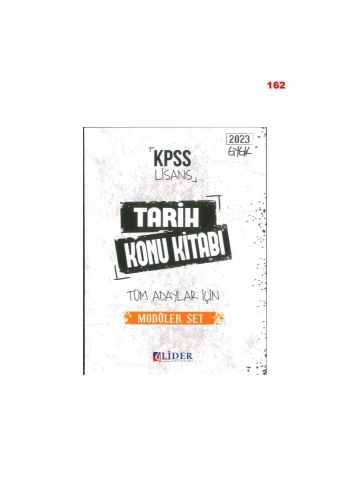 TARİH KONU KİTABI MODÜLER SET Panda Fotokopi & Baskı Merkezi