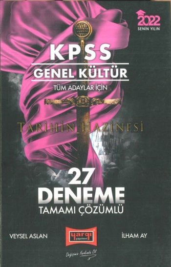 TARİHİN HAZİNESİ 27 TAMAMI ÇÖZÜMLÜ DENEME