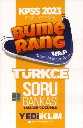 BUMERANG TÜRKÇE TAMAMI ÇÖZÜMLÜ SORU BANKASI Panda Fotokopi & Baskı Merkezi