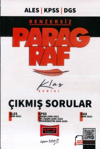 BENZERSİZ PARAGRAF KLAS SERİSİ ÇIKMIŞ SORULAR (2006-2021)