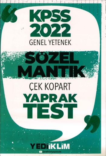SÖZEL MANTIK ÇEK KOPART YARAK TEST Panda Fotokopi & Baskı Merkezi