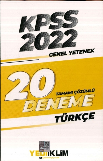 TÜRKÇE 20 DENEME ÇÖZÜMLÜ Panda Fotokopi & Baskı Merkezi