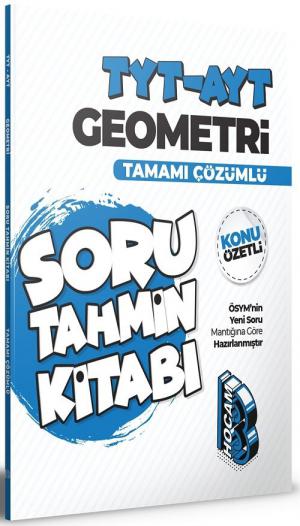 AYT Geometri Tamamı Çözümlü Soru Tahmin Kitabı Panda Fotokopi & Baskı Merkezi