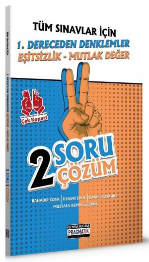 1. DERECEDEN DENKLEMLER EŞİTSİZLİK MUTLAK DEĞER 2 SORU 2 ÇÖZÜM FASİKÜL Panda Fotokopi & Baskı Merkezi