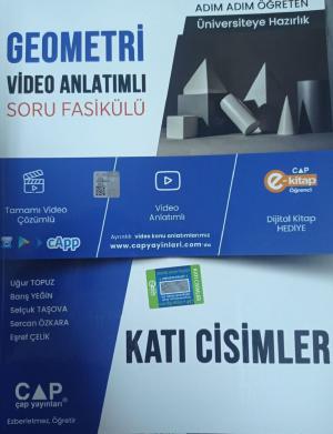 GEOMETRİ VİDEO ANLATIMLI SORU FASİKÜLÜ KATI CİSİMLER Panda Fotokopi & Baskı Merkezi