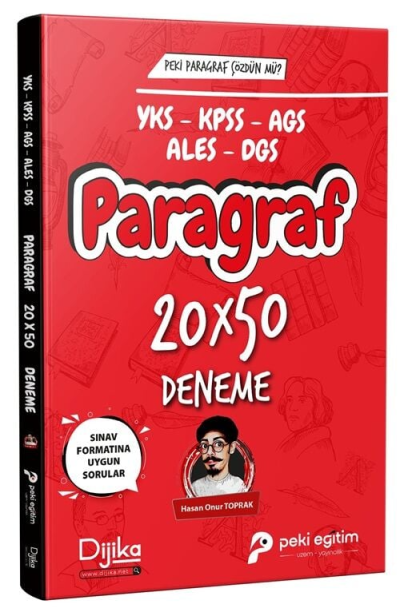 2026 KPSS YKS MEB-AGS ALES DGS Paragraf 20x50 Deneme Dijika Yayınları Panda Fotokopi & Baskı Merkezi