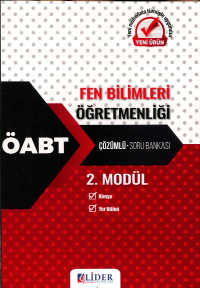 FEN BİLİMLERİ ÖĞRETMENLİĞİ ÇÖZÜMLÜ SORU BANKASI (KİMYA- YER BİLİMİ) 2. MODÜL Panda Fotokopi & Baskı Merkezi