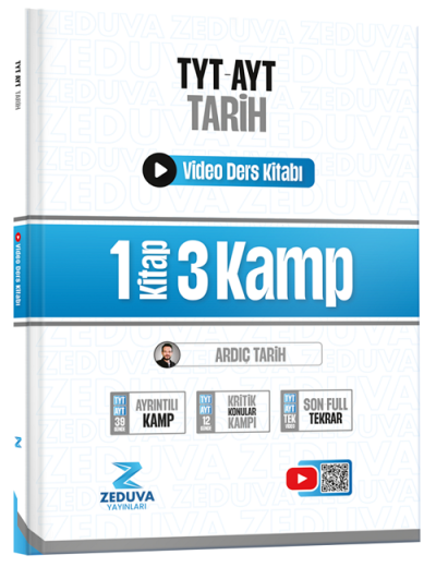 YKS TYT AYT Ardıç Tarih Video Ders Kitabı Zeduva Yayınları Panda Fotokopi & Baskı Merkezi