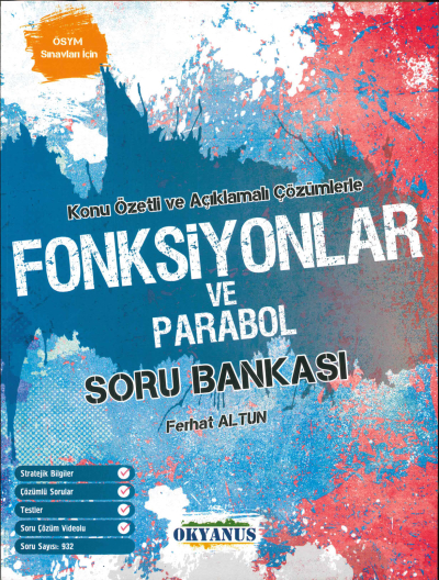 TYT-AYT FONKSİYONLAR VE PARABOL ÇÖZÜMLÜ SORU BANKASI
