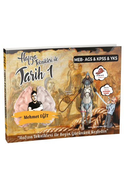 2025 MEB AGS KPSS YKS Hafıza Teknikleri İle Tarih-1 Mehmet Eğit Panda Fotokopi & Baskı Merkezi