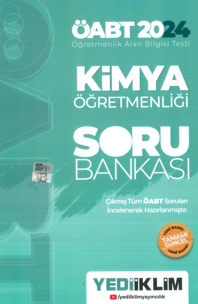 ÖABT KİMYA ÖĞRETMENLİĞİ SORU BANKASI Panda Fotokopi & Baskı Merkezi