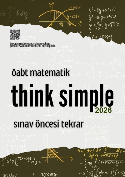 BilgeMatics Hüseyin Hoca ÖABT Matematik Think Simple Sınav Öncesi Tekrar Panda Fotokopi & Baskı Merkezi