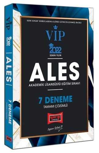 VİP ALES TAMAMI ÇÖZÜMLÜ 7 DENEME Panda Fotokopi & Baskı Merkezi