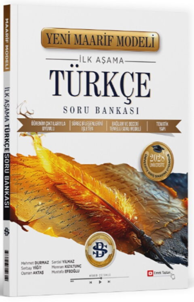 2028 Üniversiteye Hazırlık Türkçe İlk Aşama Maarif Model Soru Bankası Bilgi Sarmal Panda Fotokopi & Baskı Merkezi